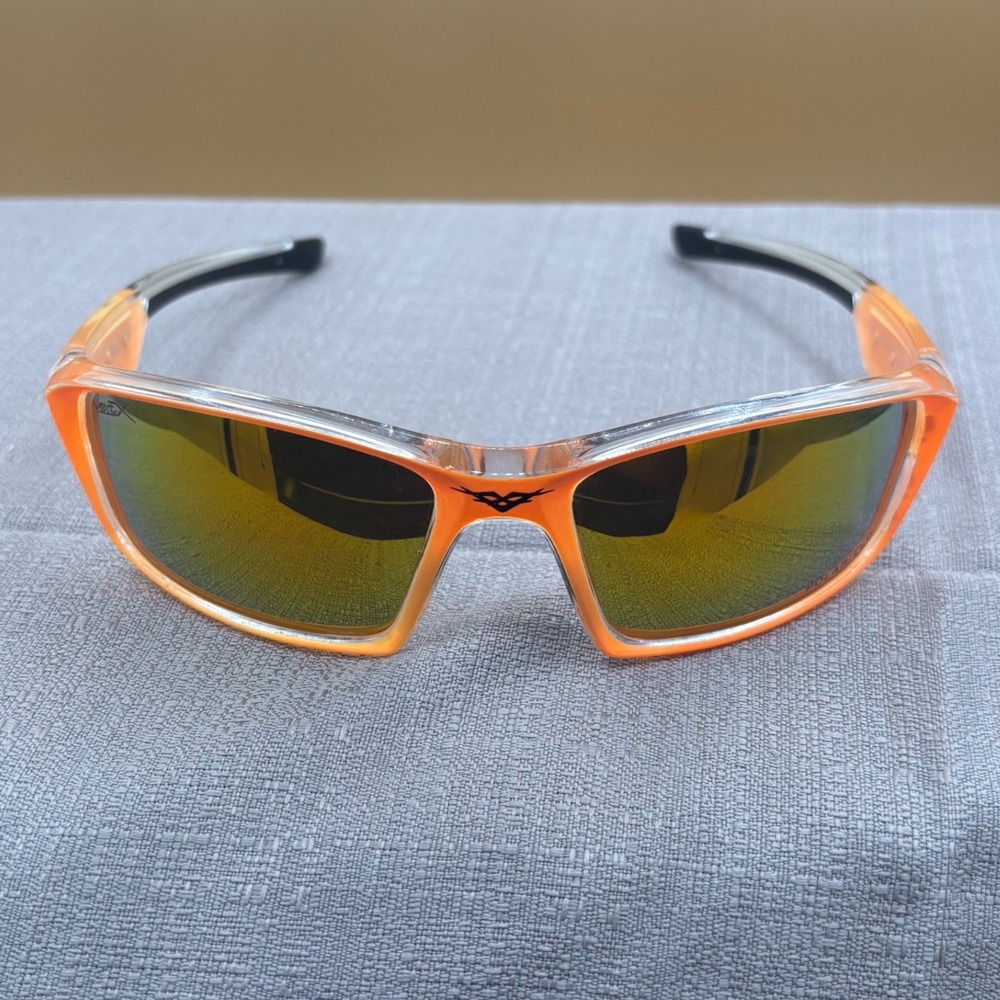 VerDX 5054PVX Sport Sunglasses Unisex OS Neon Orange Polarized Gorpcore